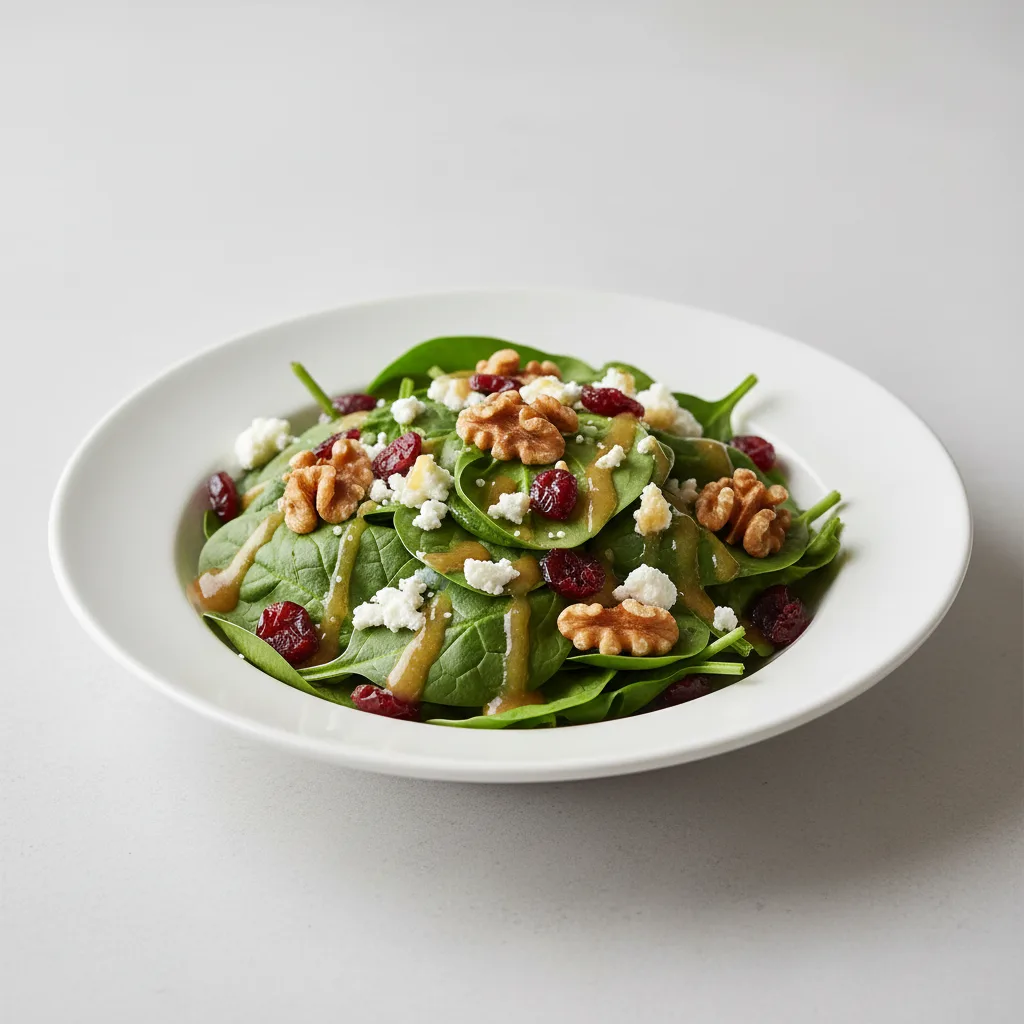 Spinach Salad (Vegetarian) Spinach Salad (Vegetarian)