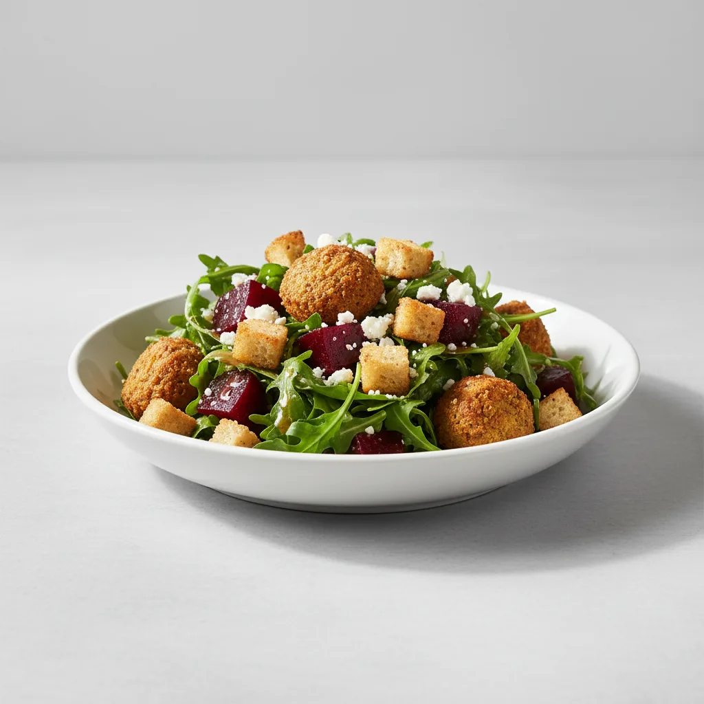 Falafel Arugula & Beet Salad