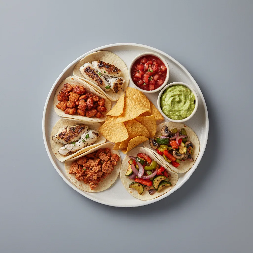 Tacos Station - 2 tacos per person Tacos Station - 2 tacos per person