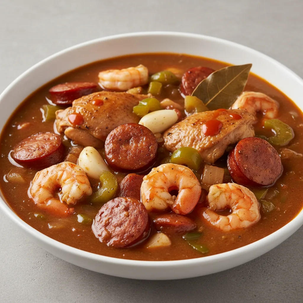 Chicken and Sausage Gumbo Chicken and Sausage Gumbo