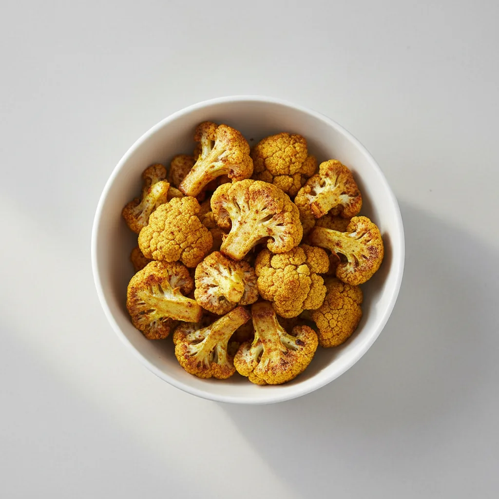 Roasted Cauliflower with Curry Powder Roasted Cauliflower with Curry Powder