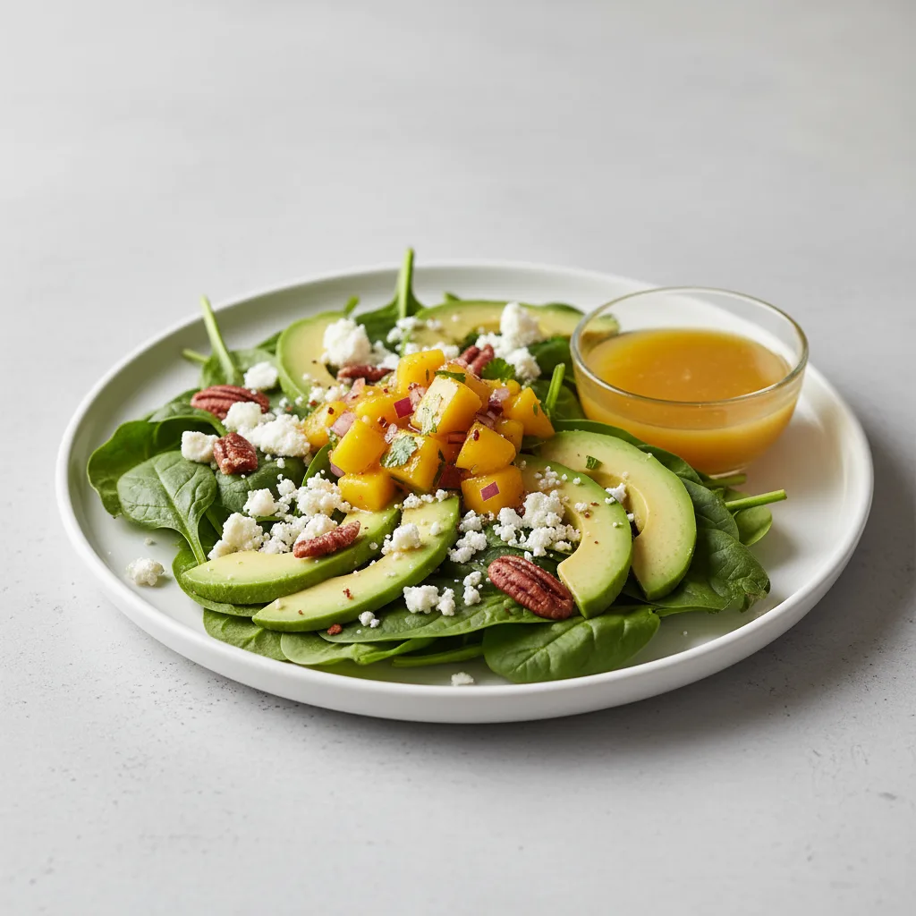 Mango Spinach Salad Mango Spinach Salad