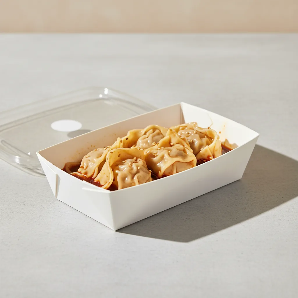 Individual Box: Wonton in Red Sesame Oil