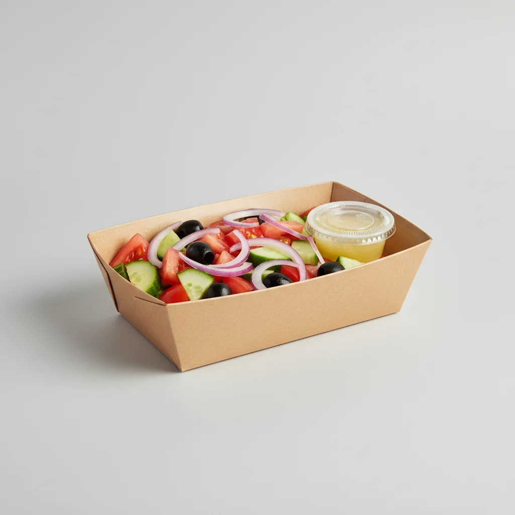 Individual Box: Side Vegan Greek Salad with Lemon Vinaigrette Individual Box: Side Vegan Greek Salad with Lemon Vinaigrette