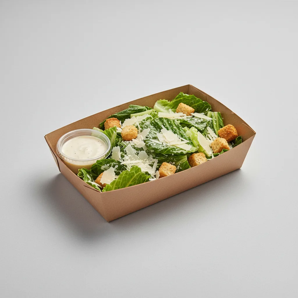 Individual Box: Side Vegetarian Caesar Salad Individual Box: Side Vegetarian Caesar Salad