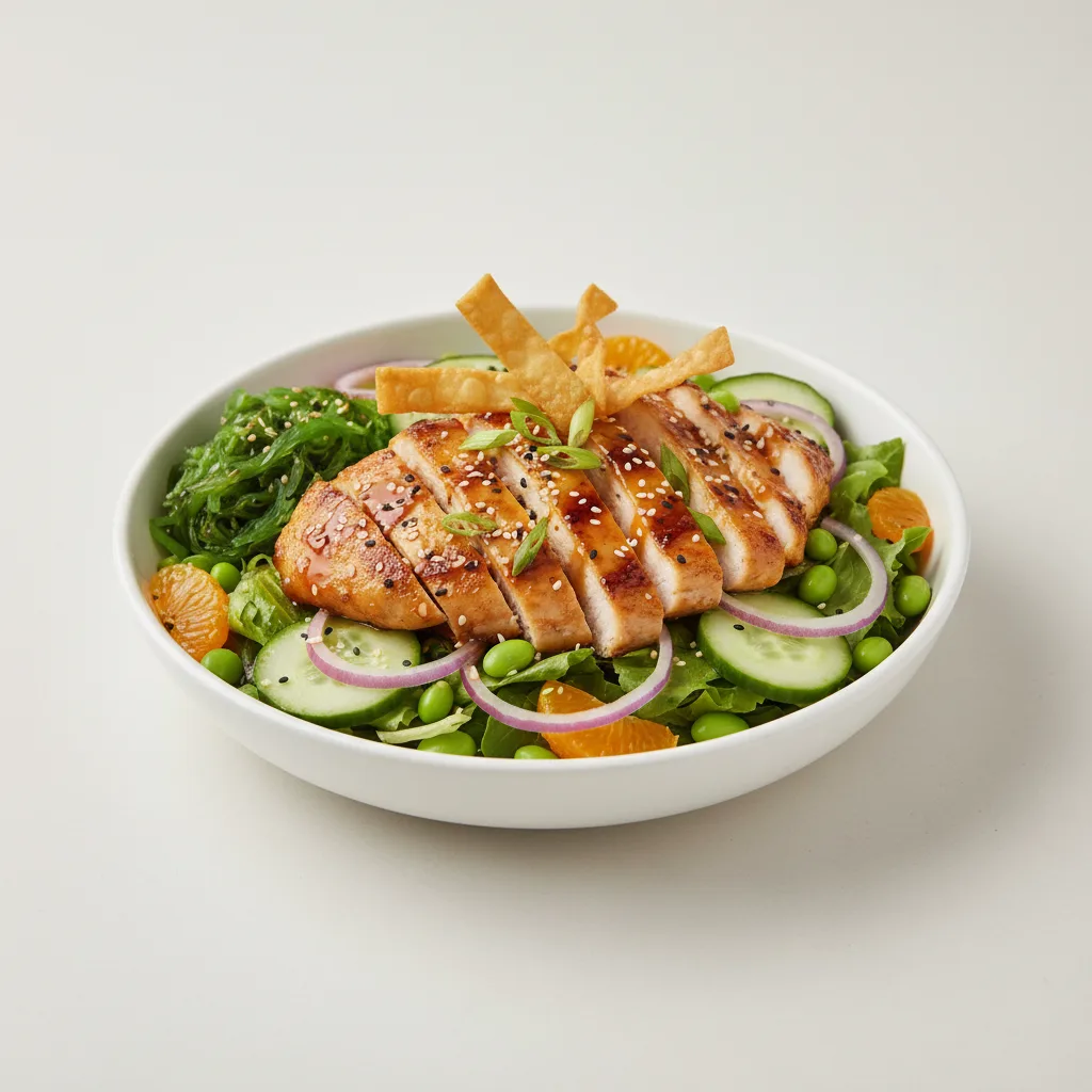Regular Sweet Sesame Chicken over Salad Regular Sweet Sesame Chicken over Salad