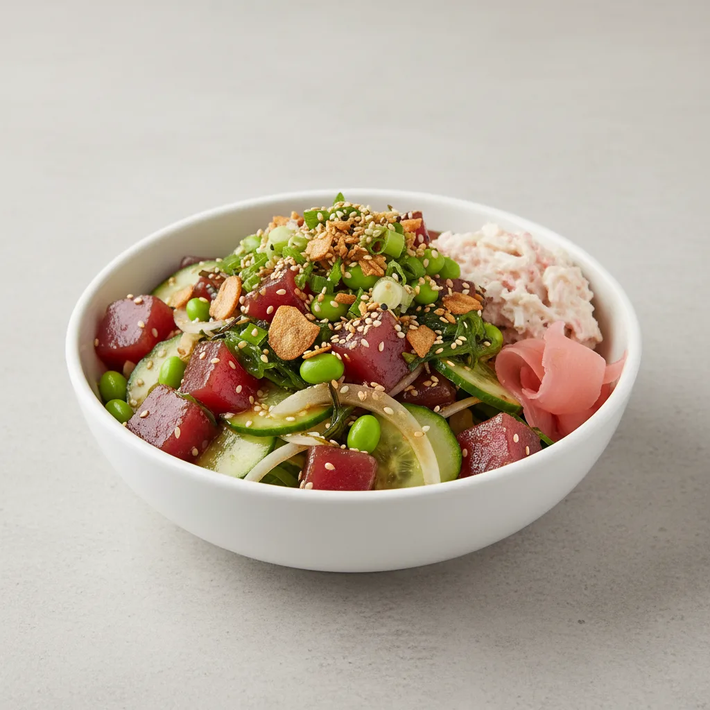 Regular Umami Ahi over Salad Regular Umami Ahi over Salad
