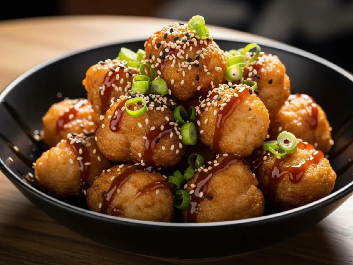 Teriyaki Tempura Cauliflower