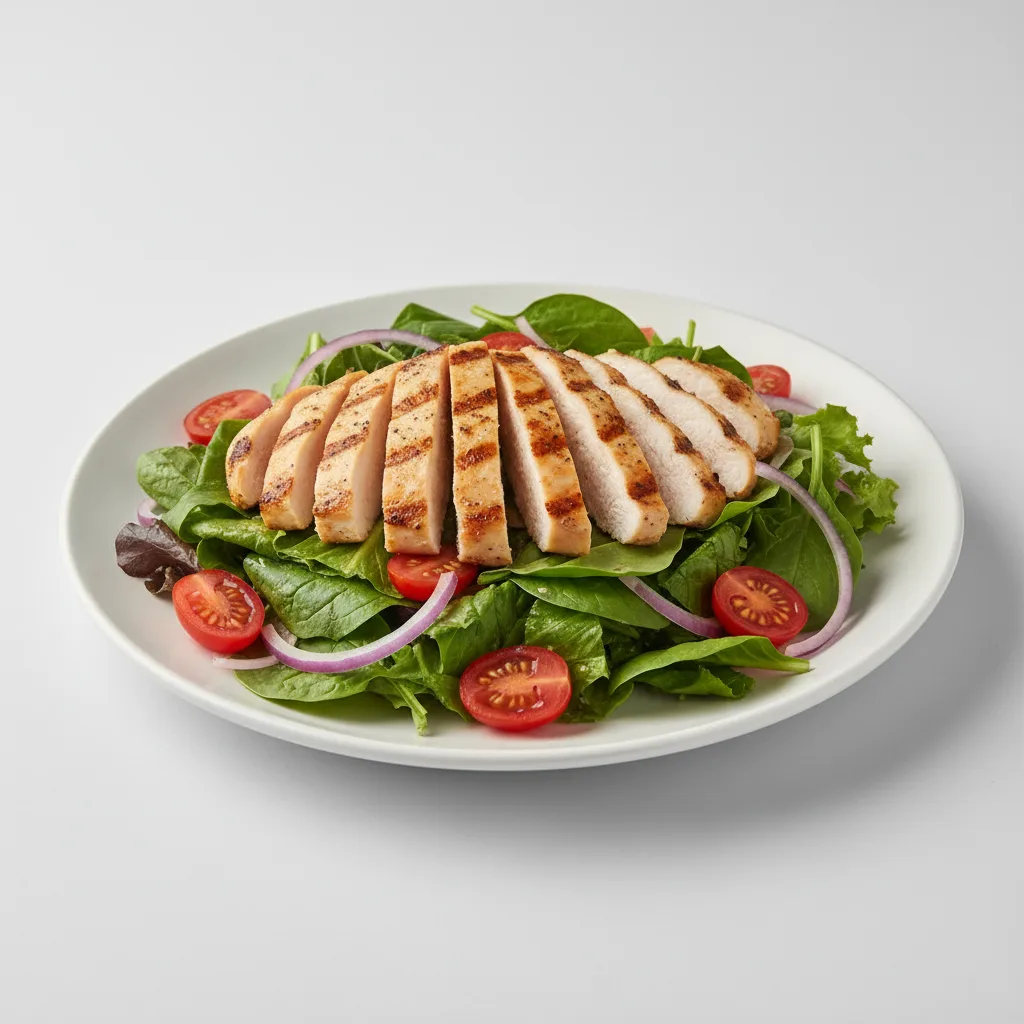 Entree Garden Salad With Chicken Entree Garden Salad With Chicken