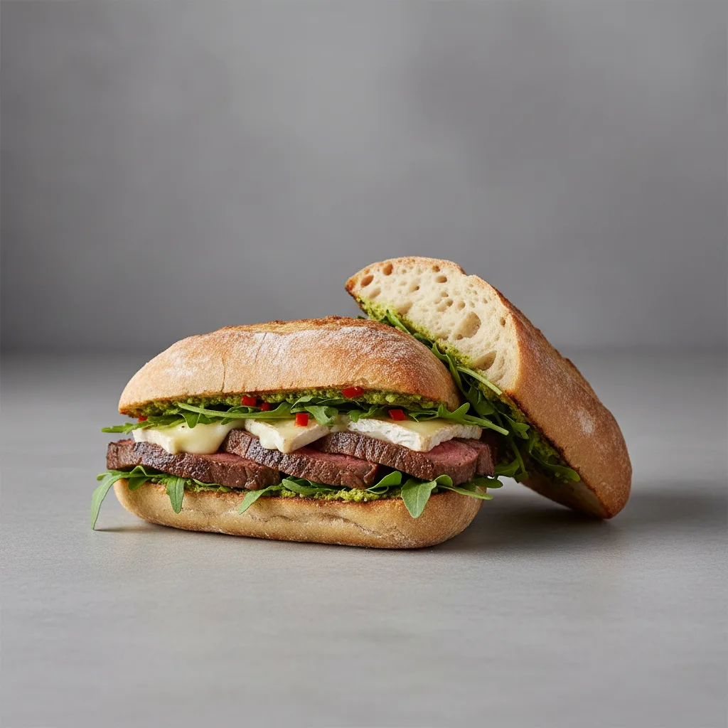 Steak and Brie Sandwich Steak and Brie Sandwich