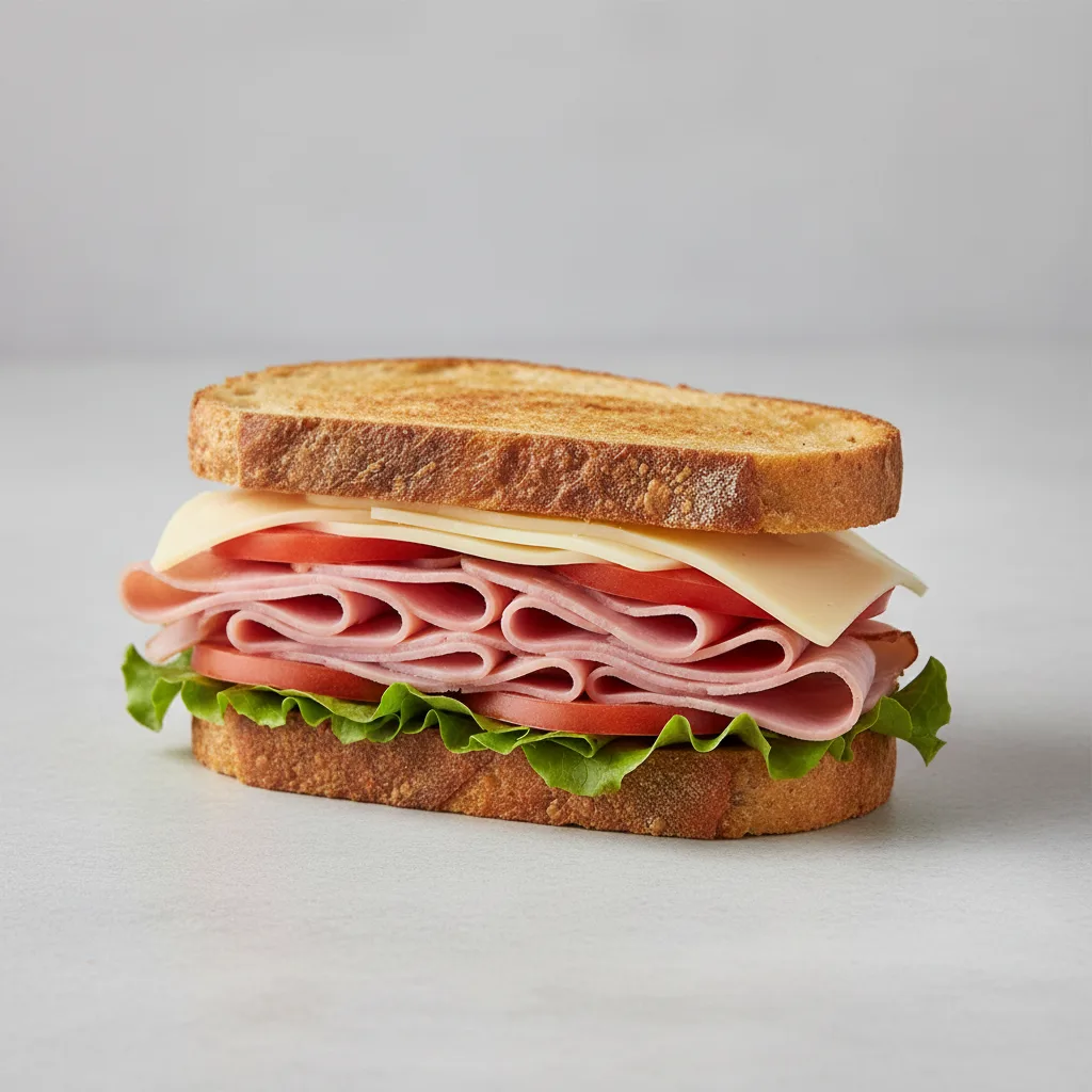 Ham & Swiss Sandwich Ham & Swiss Sandwich