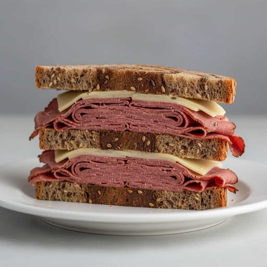 Pastrami & Swiss Sandwich Pastrami & Swiss Sandwich