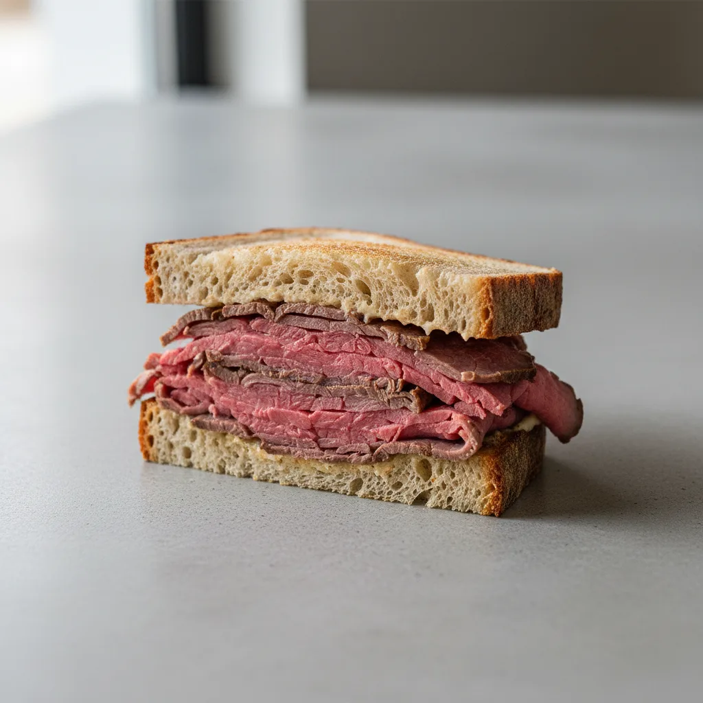 Rare Roast Beef Sandwich Rare Roast Beef Sandwich