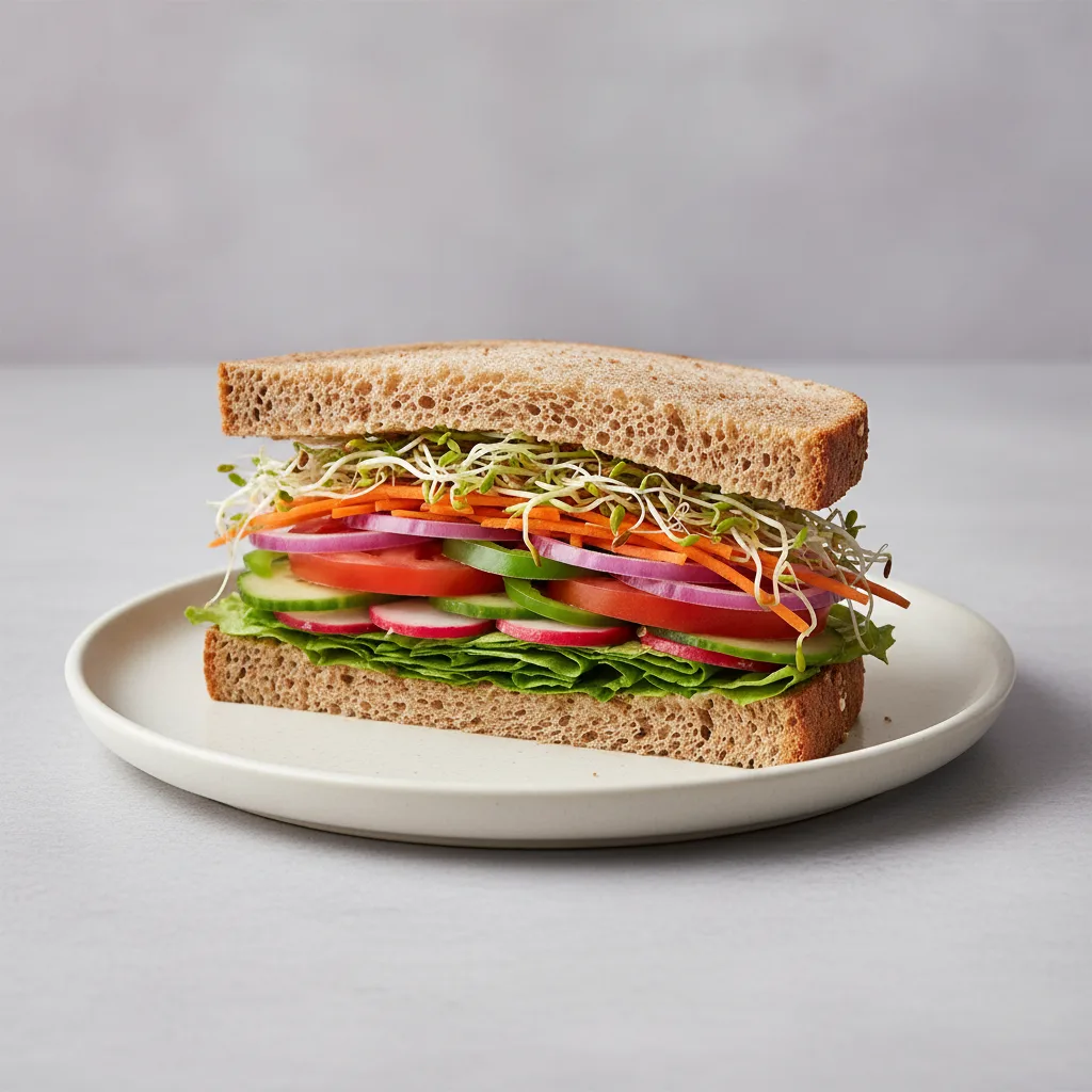 Vegan Veggie Sandwich Vegan Veggie Sandwich