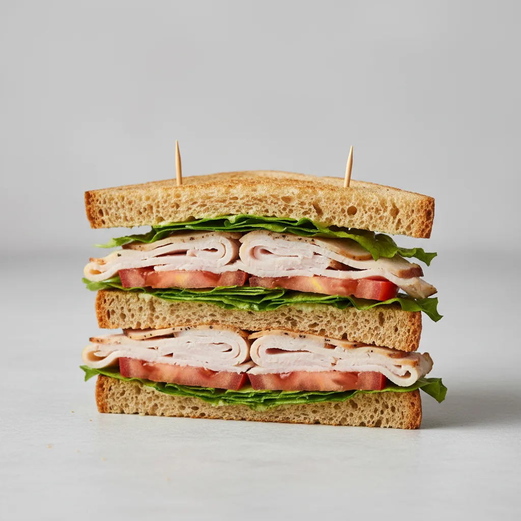 Turkey Club Sandwich on Gluten Free Bread Turkey Club Sandwich on Gluten Free Bread