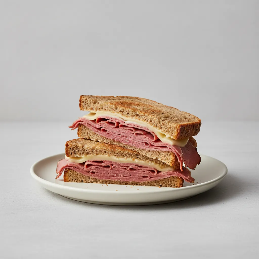 Pastrami & Swiss Sandwich on Gluten Free Bread Pastrami & Swiss Sandwich on Gluten Free Bread