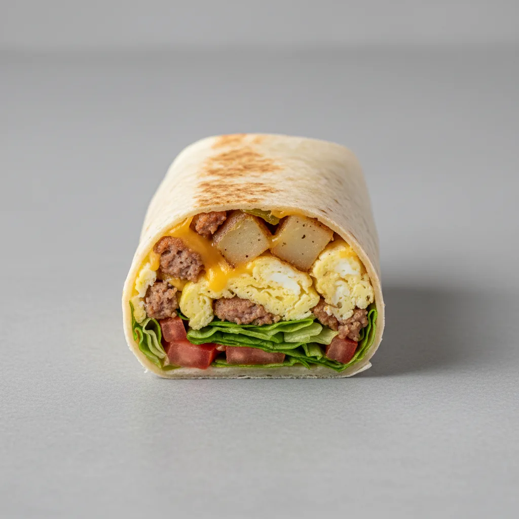 Breakfast Sausage Burrito Breakfast Sausage Burrito