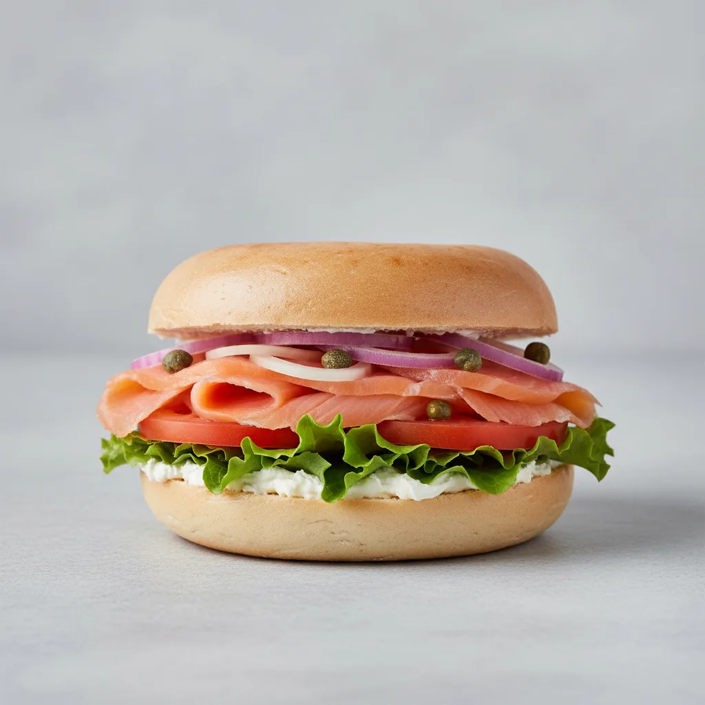 Nova Scotia Salmon Breakfast Sandwich Nova Scotia Salmon Breakfast Sandwich