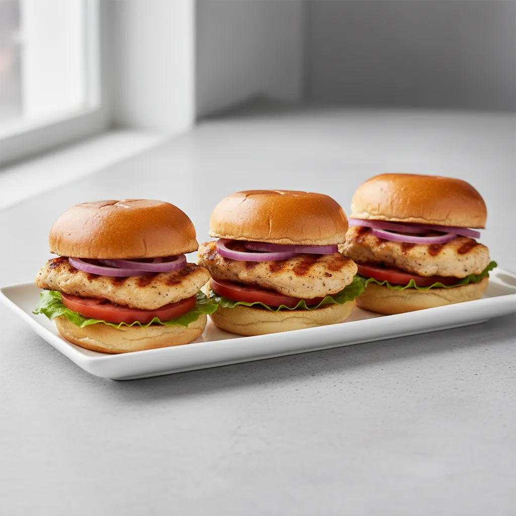 Grilled Chicken Sliders Grilled Chicken Sliders