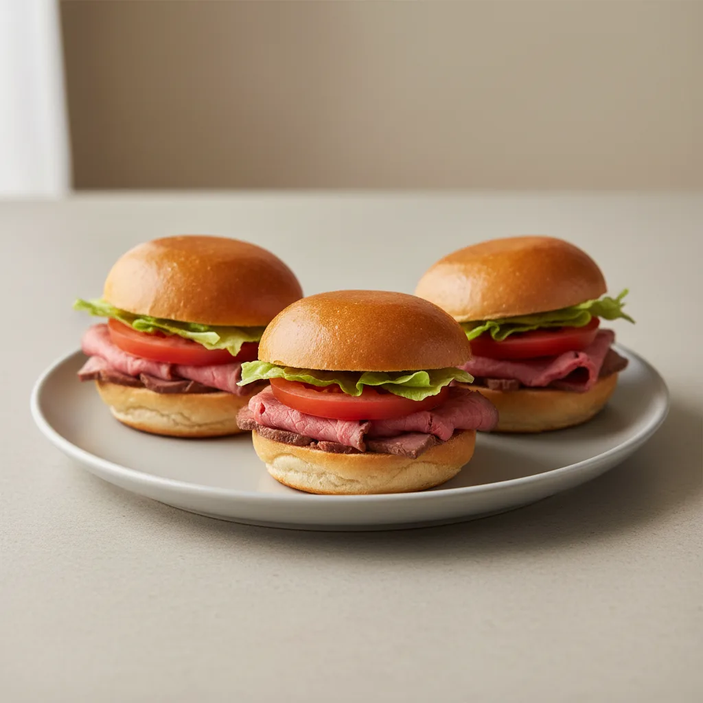 Roast Beef Sliders Roast Beef Sliders