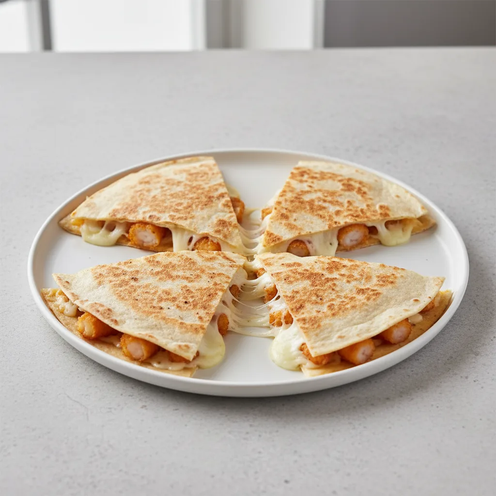 Tempura Shrimp Quesadilla