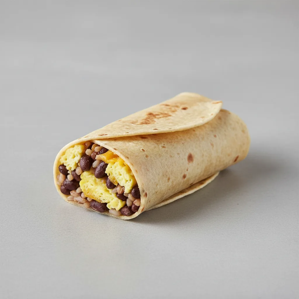 Vegetarian Breakfast Burrito Vegetarian Breakfast Burrito