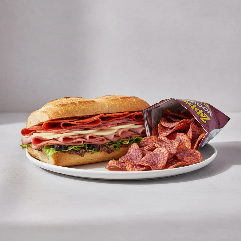 Barbarino Sandwich with Zapp's Potato Chips Barbarino Sandwich with Zapp's Potato Chips