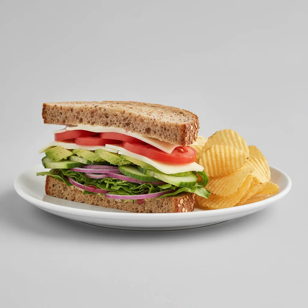 Veggie Sandwich with Zapp's Potato Chips [SDO]