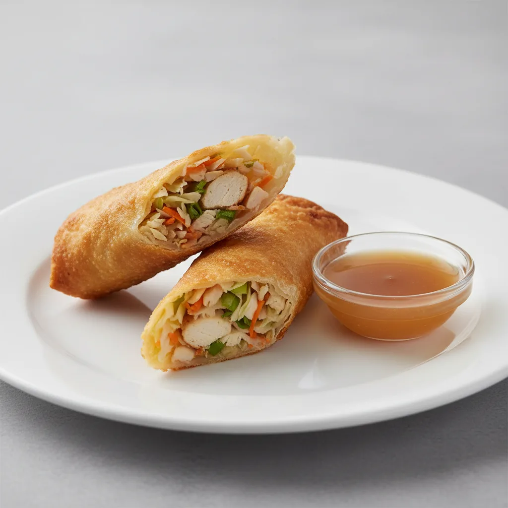 Eggroll with Gyoza Sauce