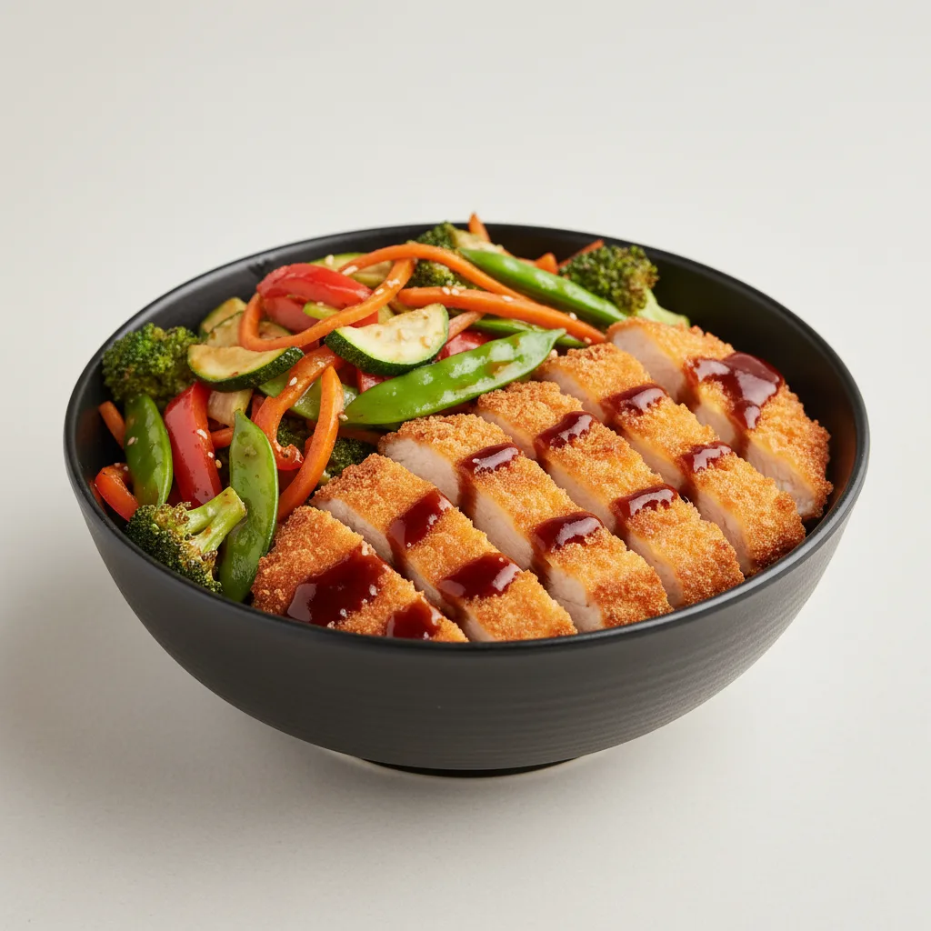 Chicken Katsu Power Bowl (Veggies Only) Chicken Katsu Power Bowl (Veggies Only)