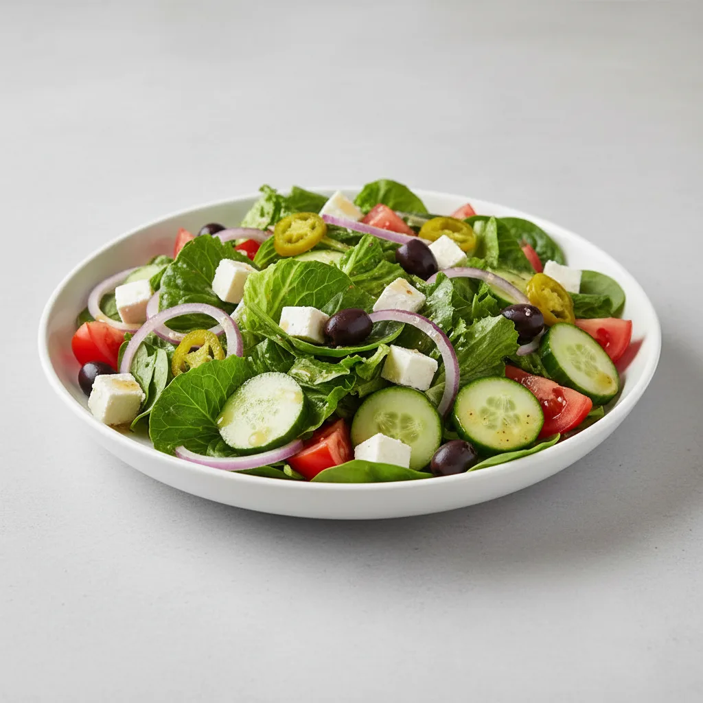 Large Vegan It's Greek to Me Salad with Vegan Cheese
