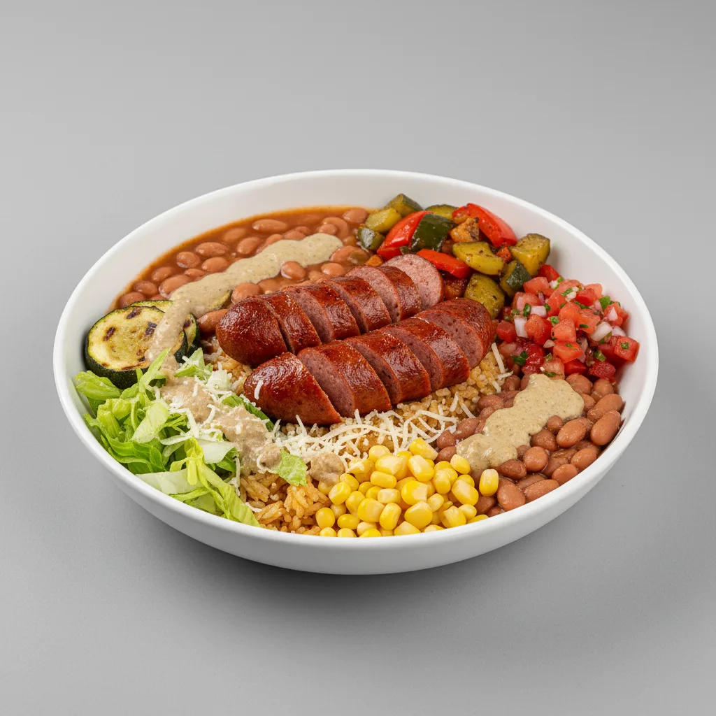 Sausage and Pinto Bean Lunch Bowl Sausage and Pinto Bean Lunch Bowl