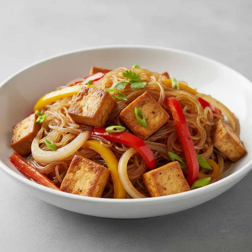 Vegan Tofu Pad Wun Sen (No Egg) Vegan Tofu Pad Wun Sen (No Egg)