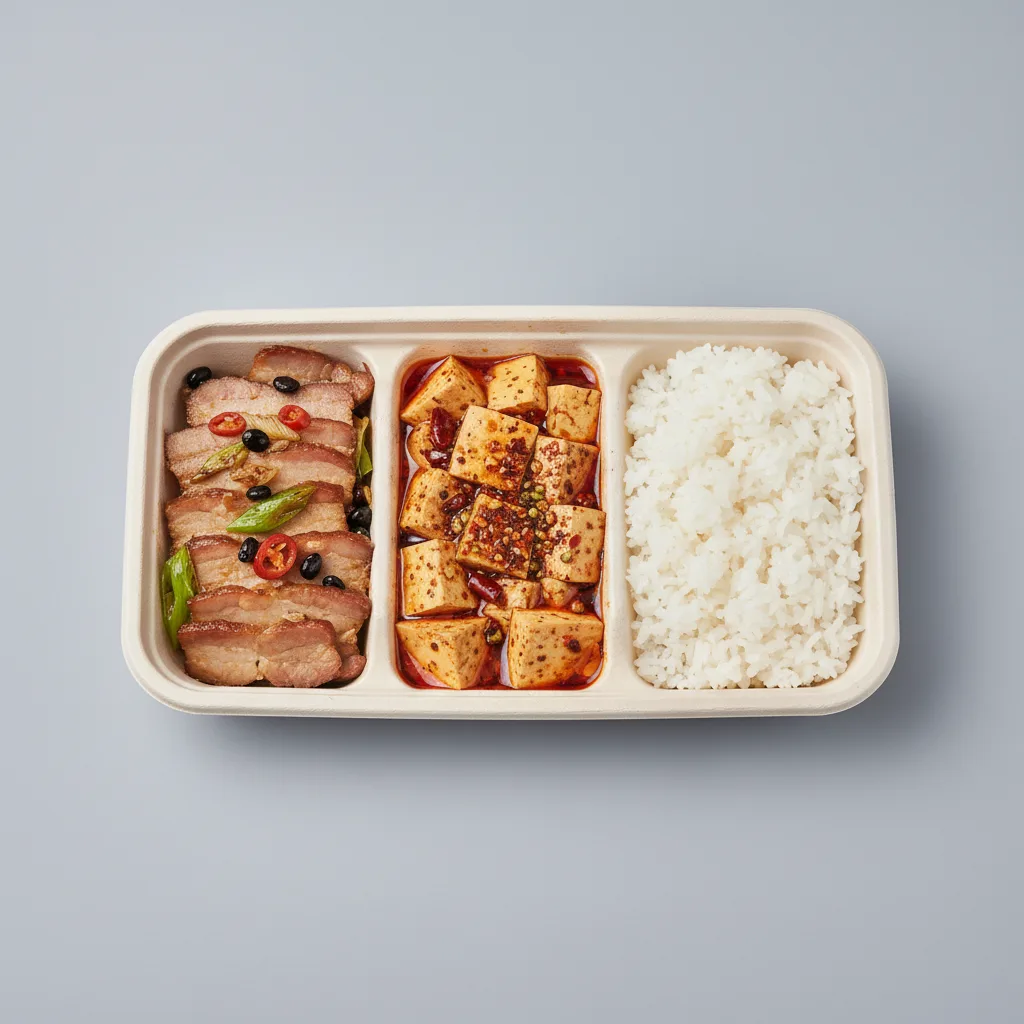 Twice Cooked Pork | Mapo Tofu | Steamed Rice Twice Cooked Pork | Mapo Tofu | Steamed Rice