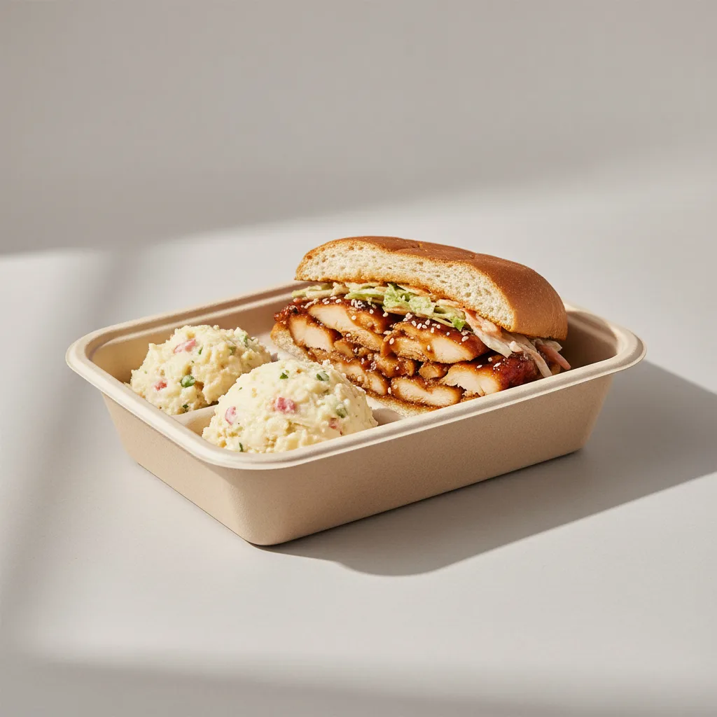 Gluten Free Korean BBQ Chicken Sandwich Boxed Lunch Gluten Free Korean BBQ Chicken Sandwich Boxed Lunch