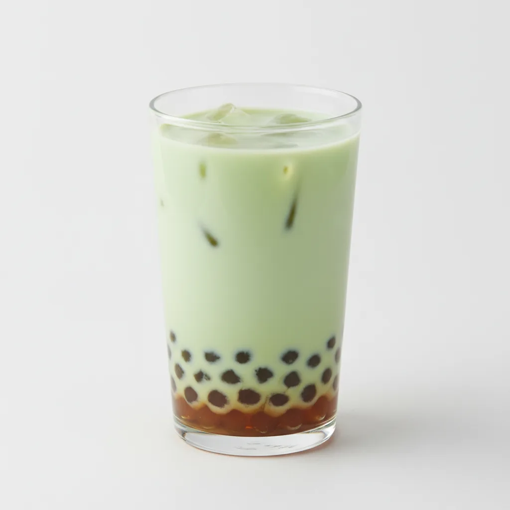 0% Sweetness Boba Green Milk Tea 0% Sweetness Boba Green Milk Tea