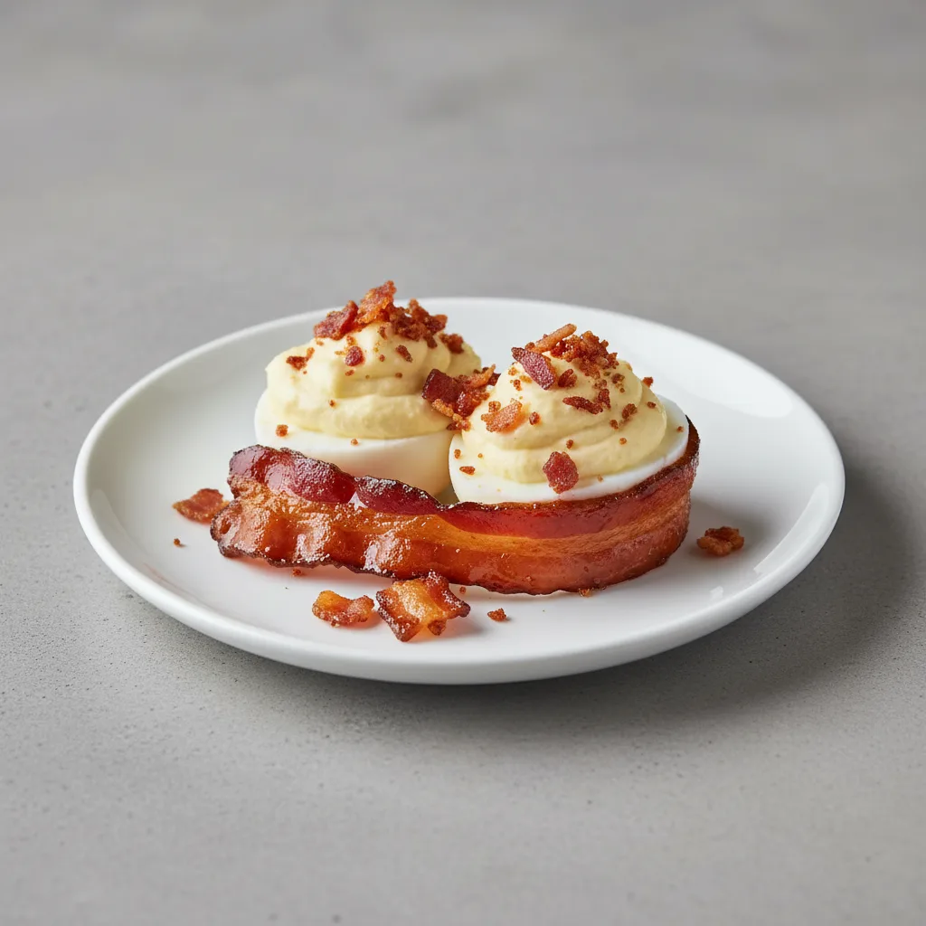 Deviled Bacon & Eggs