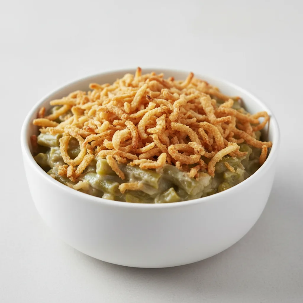Green Bean Casserole with Crispy Onions