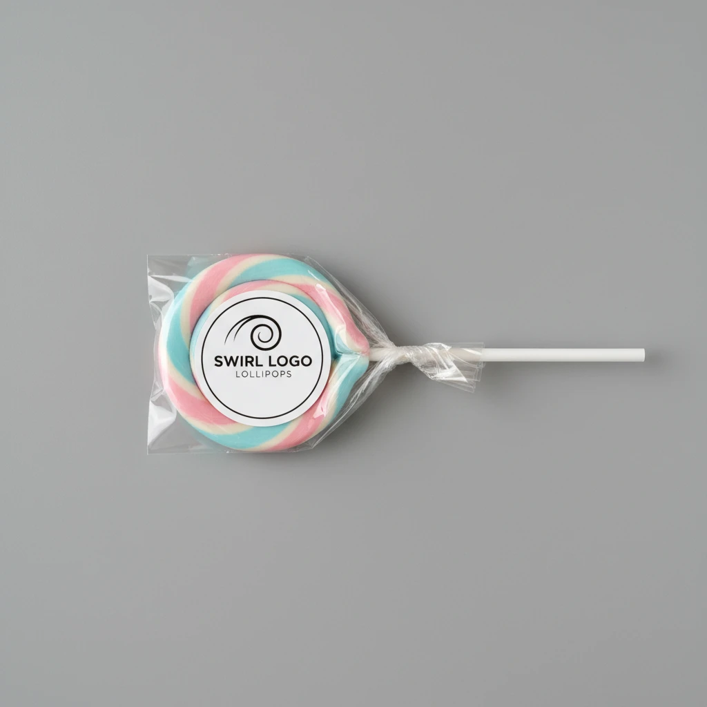 Sticker Logo - Swirl Logo Lollipops (3") Sticker Logo - Swirl Logo Lollipops (3")