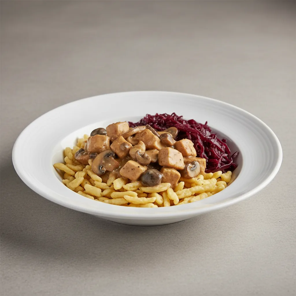 Halal German Chicken & Spaetzle (21oz) Halal German Chicken & Spaetzle (21oz)