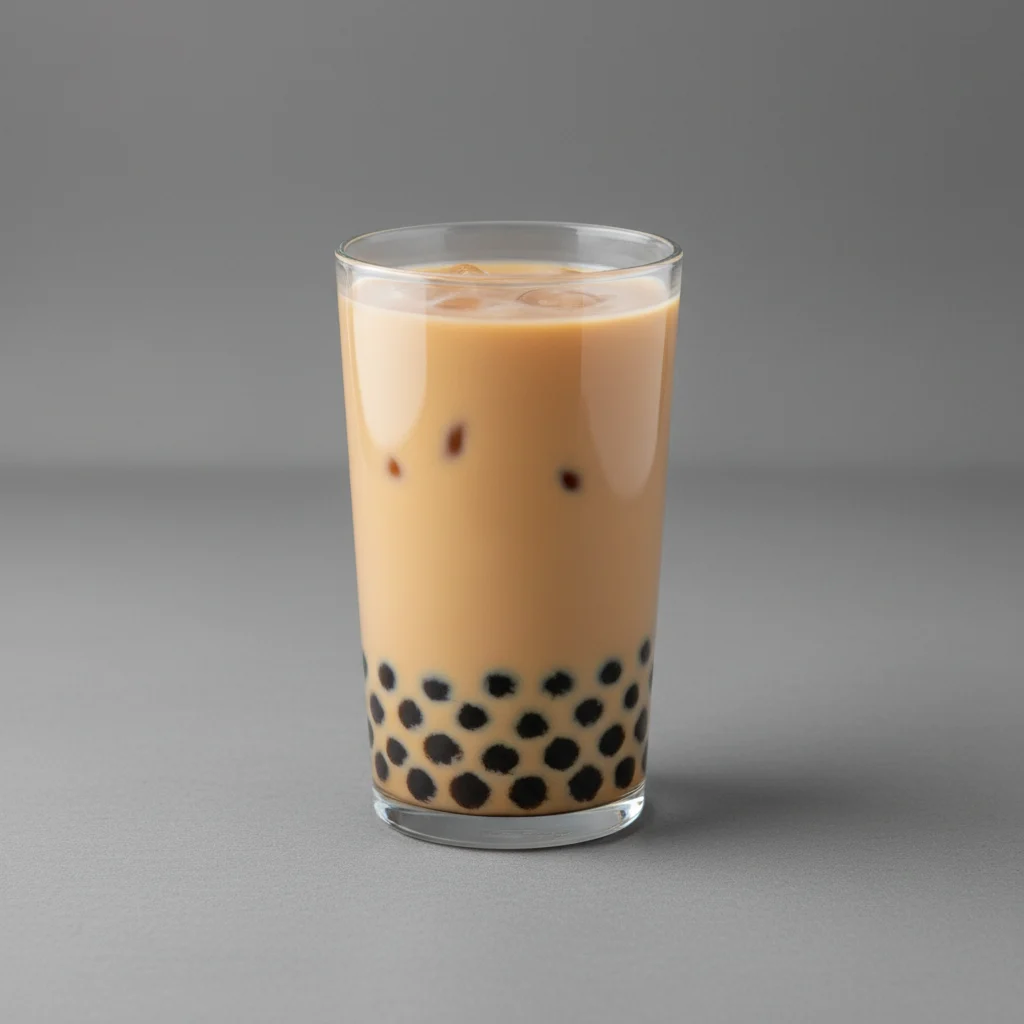 House Boba Milk Tea with Non Dairy Creamer (Half Sweetness) House Boba Milk Tea with Non Dairy Creamer (Half Sweetness)