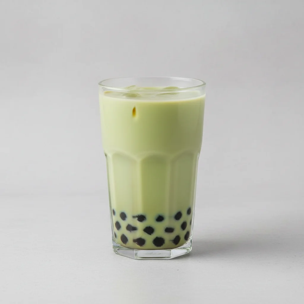 Jasmine Green Milk Tea with Whole Milk (Half Sweetness) Jasmine Green Milk Tea with Whole Milk (Half Sweetness)