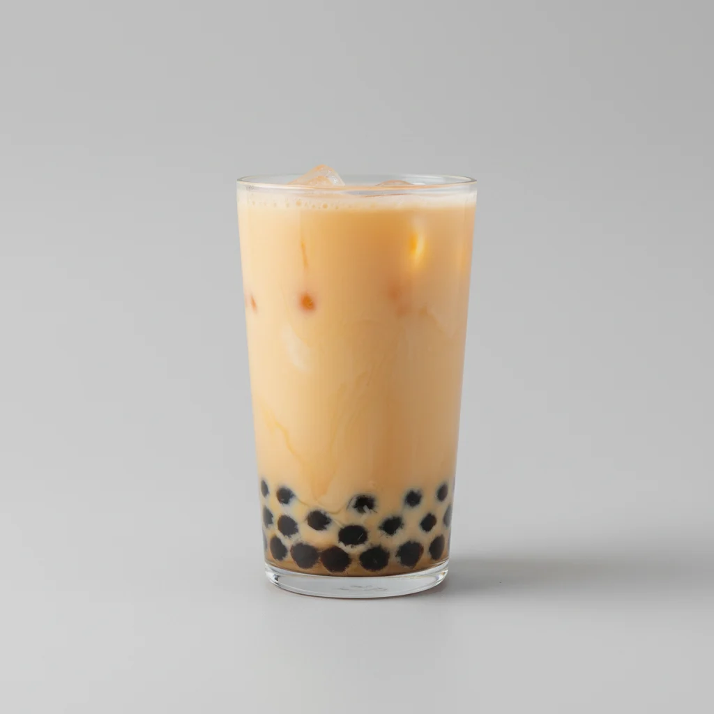 Mango Milk Tea with Almond Milk (Full Sweetness) Mango Milk Tea with Almond Milk (Full Sweetness)