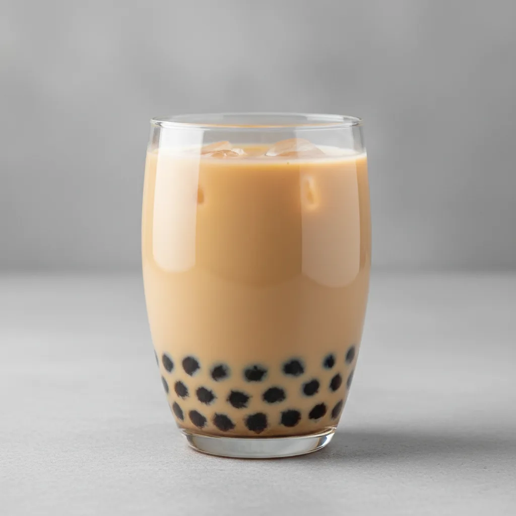 House Boba Milk Tea with Non Dairy Creamer (Quarter Sweetness) House Boba Milk Tea with Non Dairy Creamer (Quarter Sweetness)