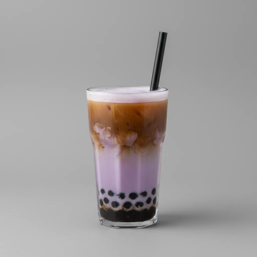 Yam Milk Tea [50% Sweet]