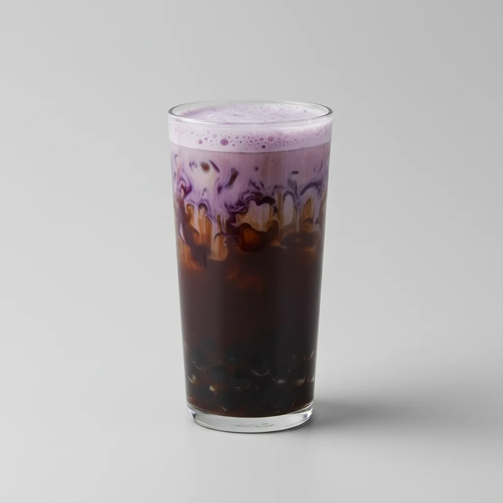 Yam Milk Tea [25% Sweet]