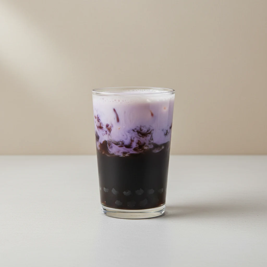 Yam Almond Milk Tea [Full Sweet]