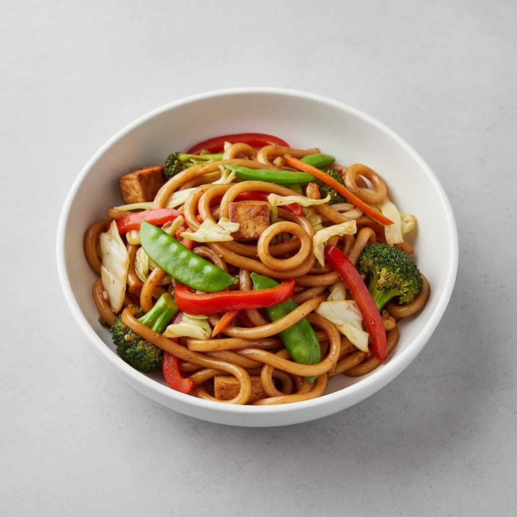 Yaki-udon With Veggies Yaki-udon With Veggies