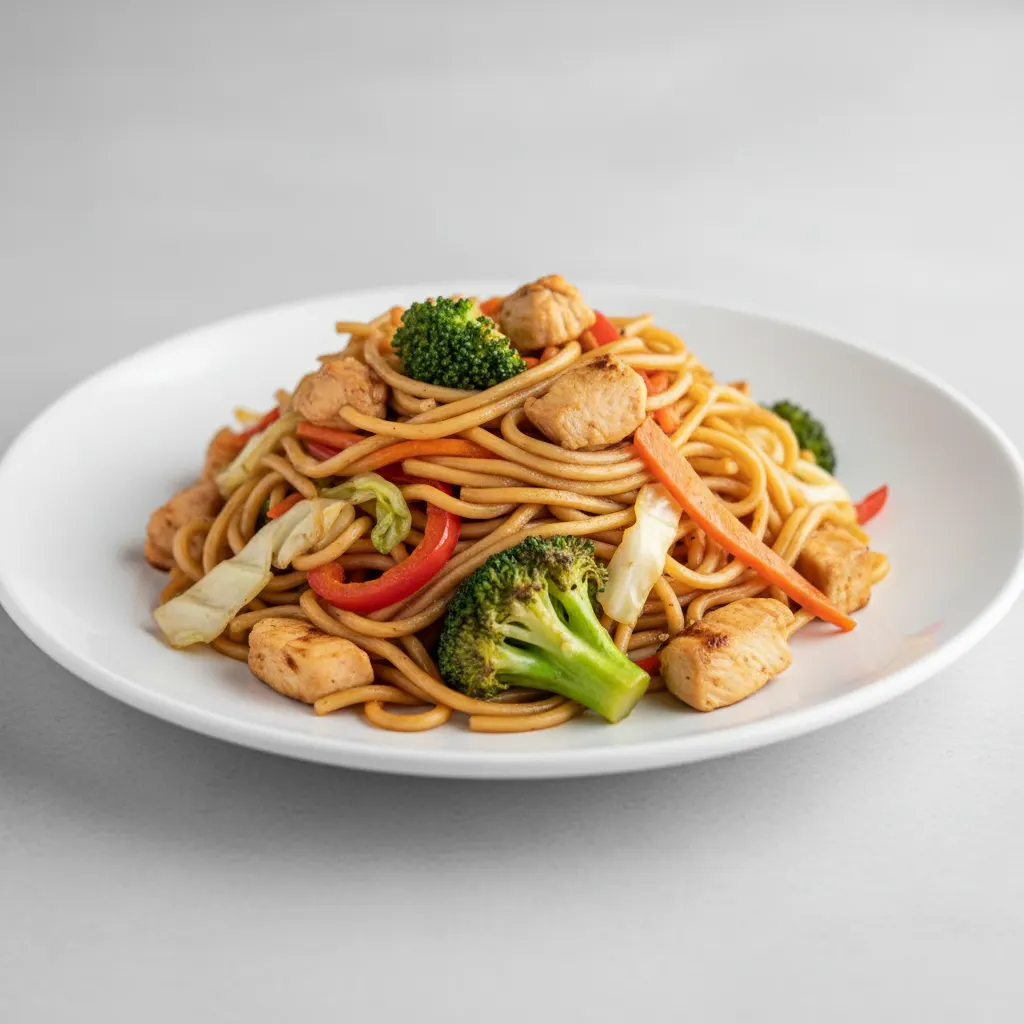 Yakisoba With Chicken and Veggies Yakisoba With Chicken and Veggies