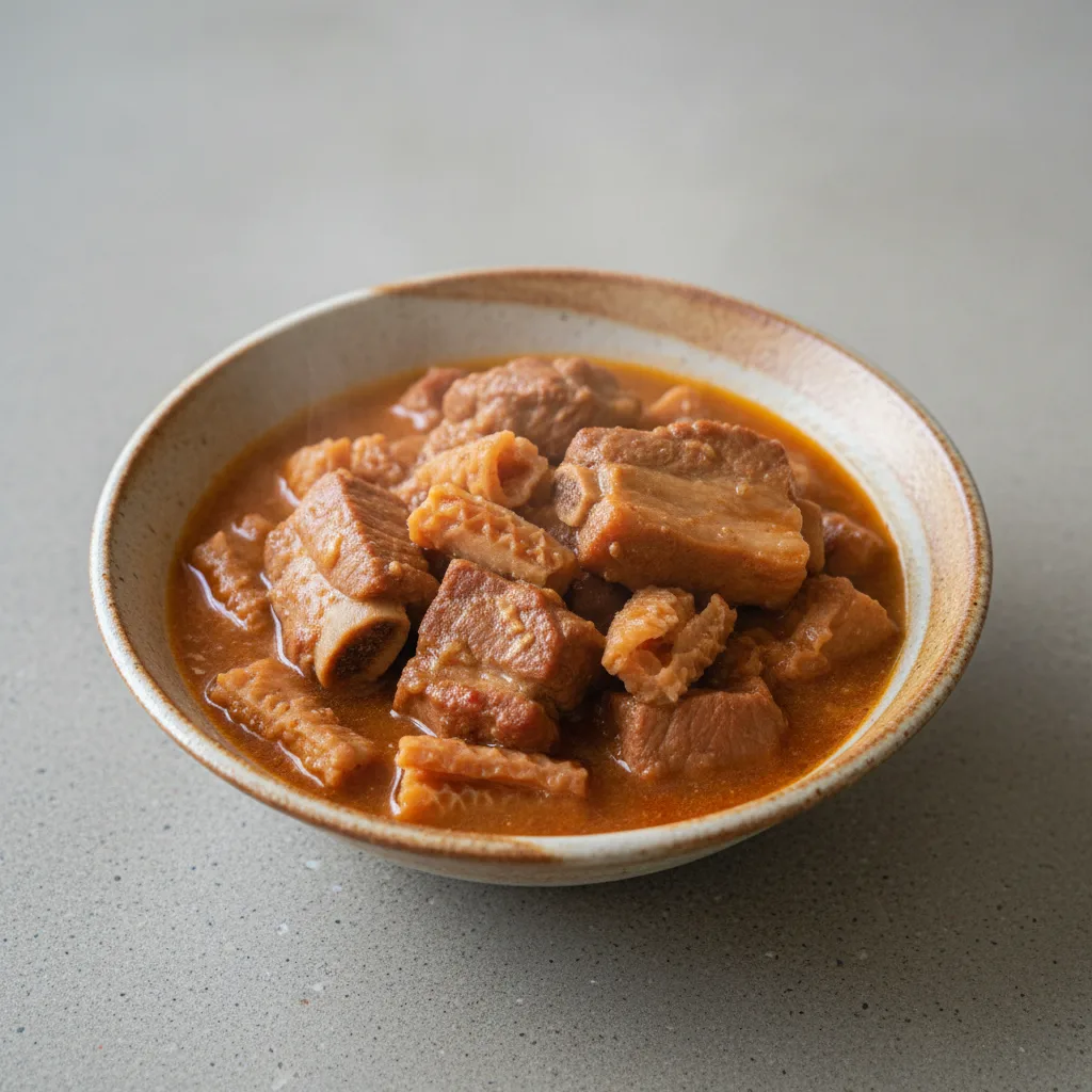 Motsu Ni With Pork Ribs Motsu Ni With Pork Ribs